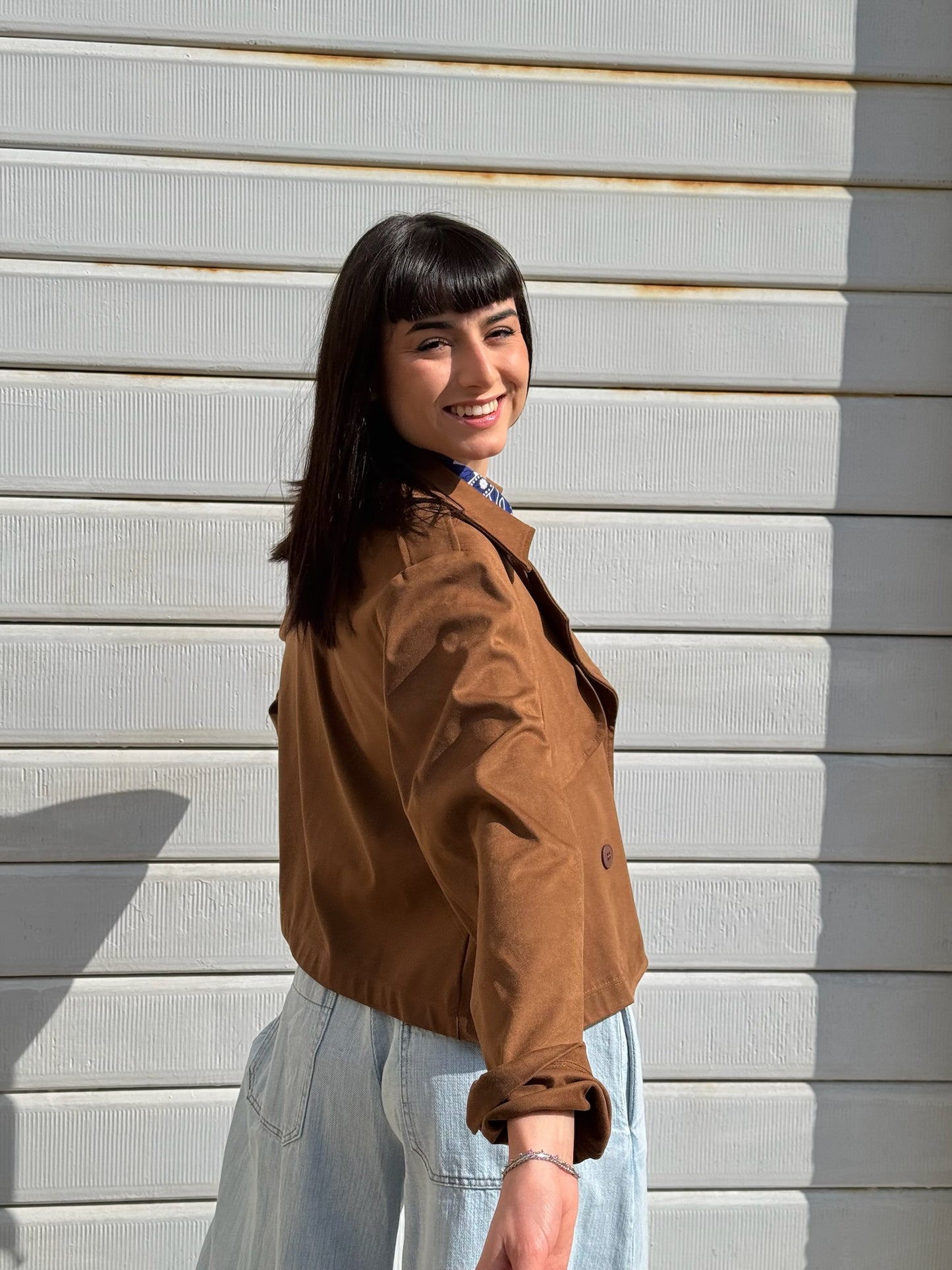 GIACCA IN SUEDE D/PETTO