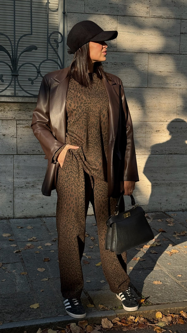 FELPA GARZATA MACULATA