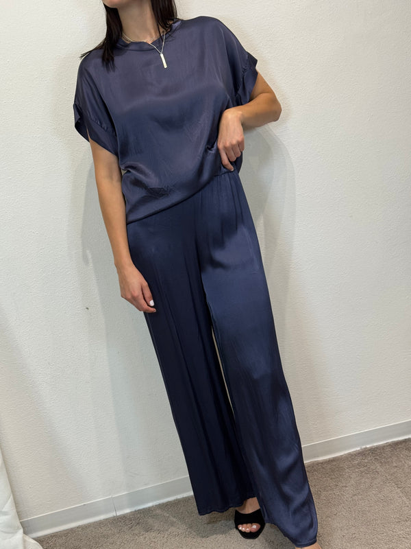 COMPLETO PANTALONE + BLUSA VISCOSA SATIN