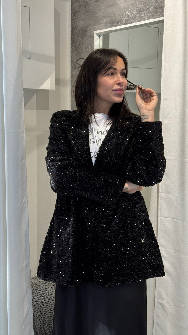 GIACCA BLAZER IN PAILLETTES
