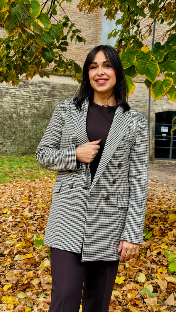 GIACCA CHECK D/PETTO