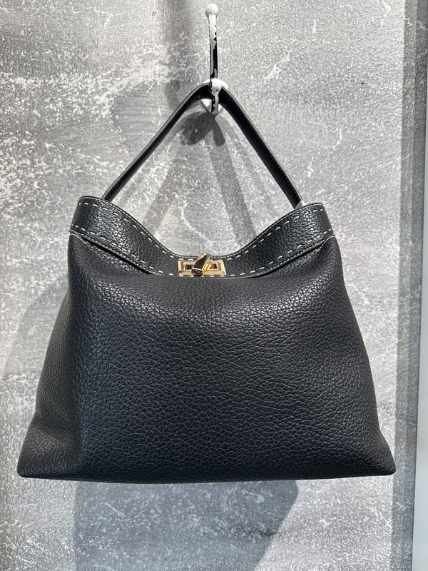 BORSA SECCHIELLO CON MANICO + POCHETTE INTERNA