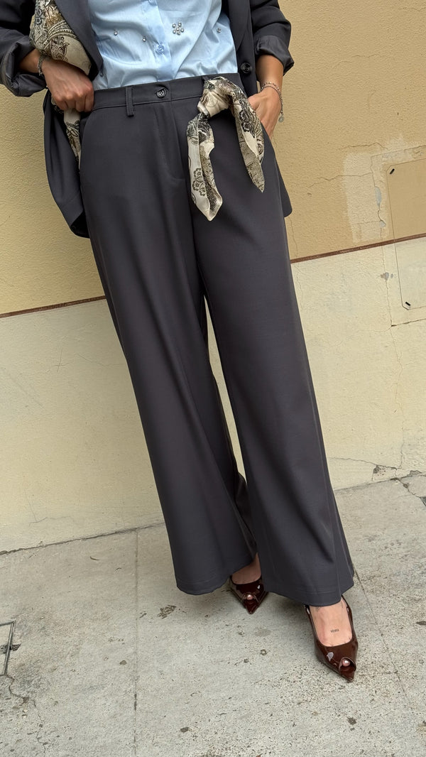 PANTALONE PALAZZO C/FOULARD