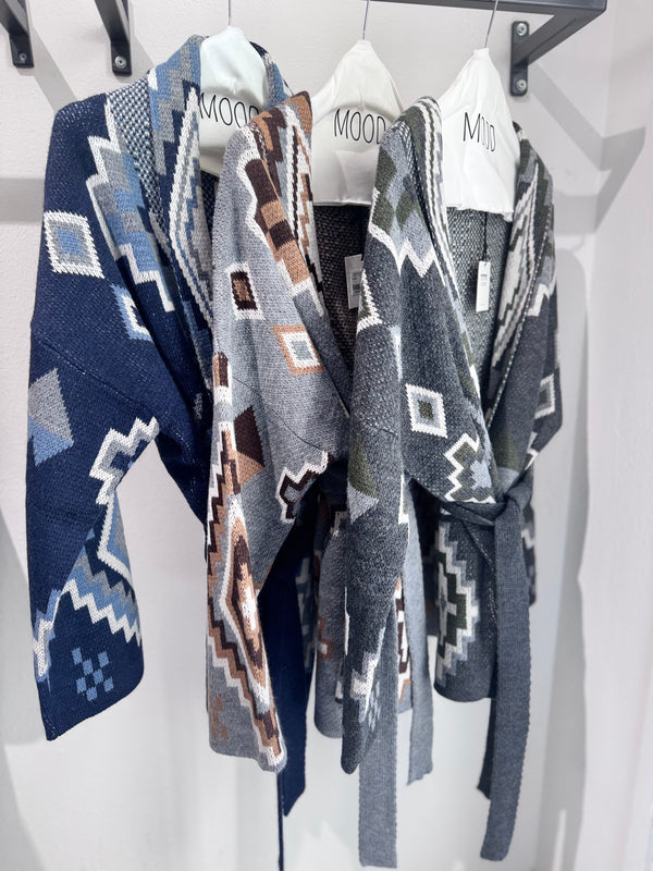 CARDIGAN FANTASIA CON FRANGE
