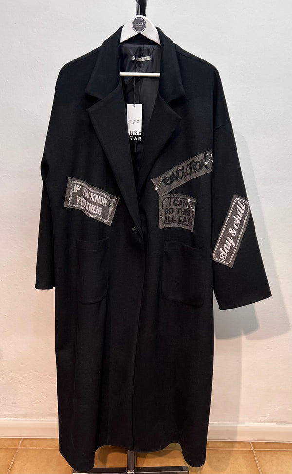 CAPPOTTO LUNGO C/PATCH