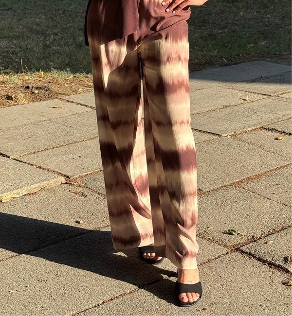 PANTALONE VISCOSA FLUIDO TIE-DYE