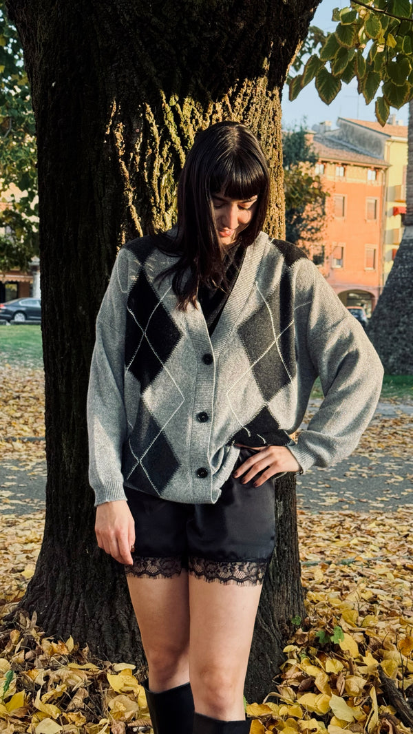 CARDIGAN ROMBI OVER