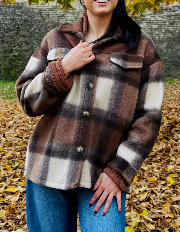 CAPPOTTINO A QUADRI PANNETTO