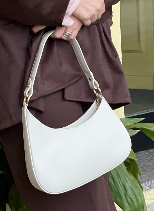 BORSA PELLE SEMILUNA
