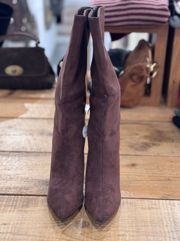 STIVALE SCAMOSCIATO C/CERNIERA