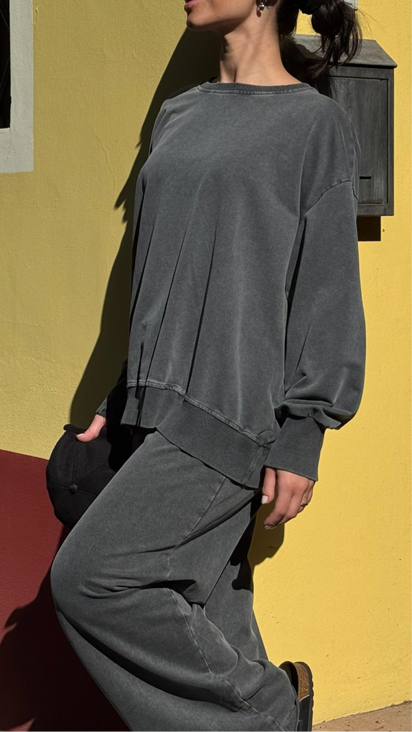 FELPA VINTAGE GIROCOLLO