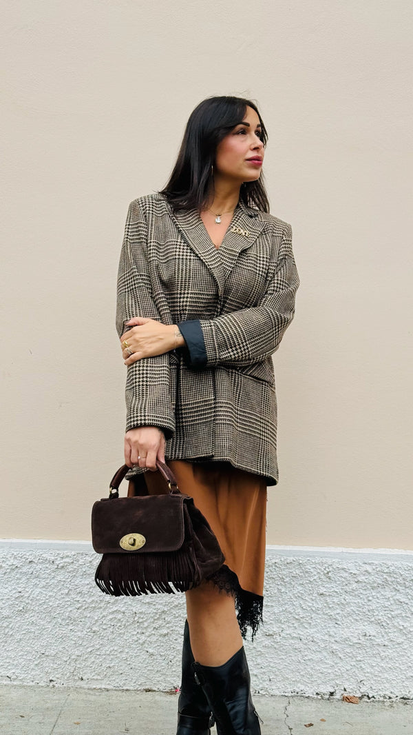 GIACCA CHECK C/SPILLE