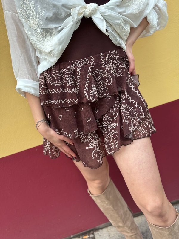 MINIGONNA BALZE FANTASIA BANDANA