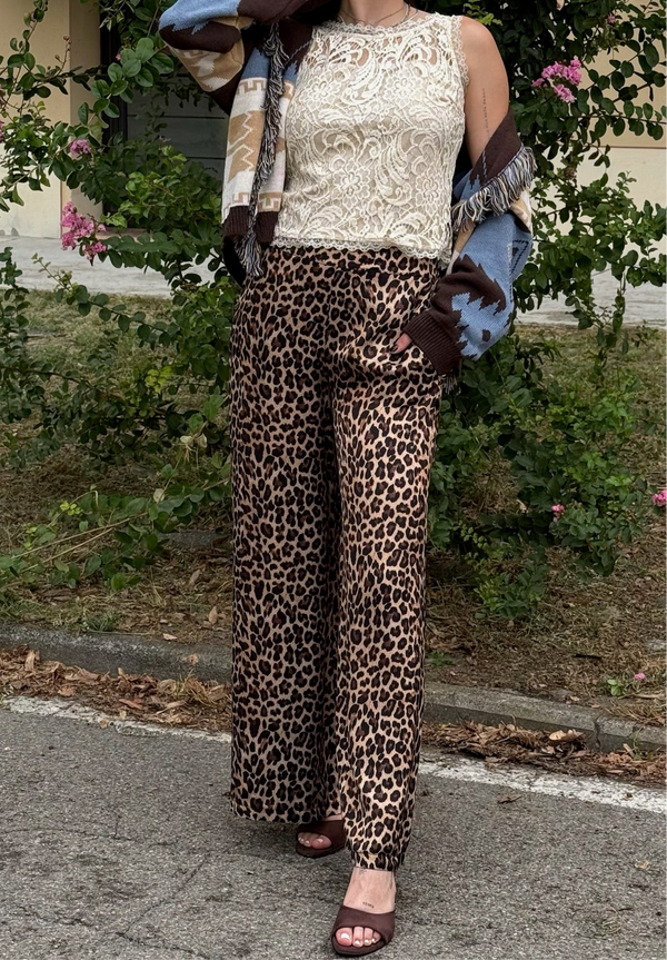 PANTALONE TESSUTO  MACULATO