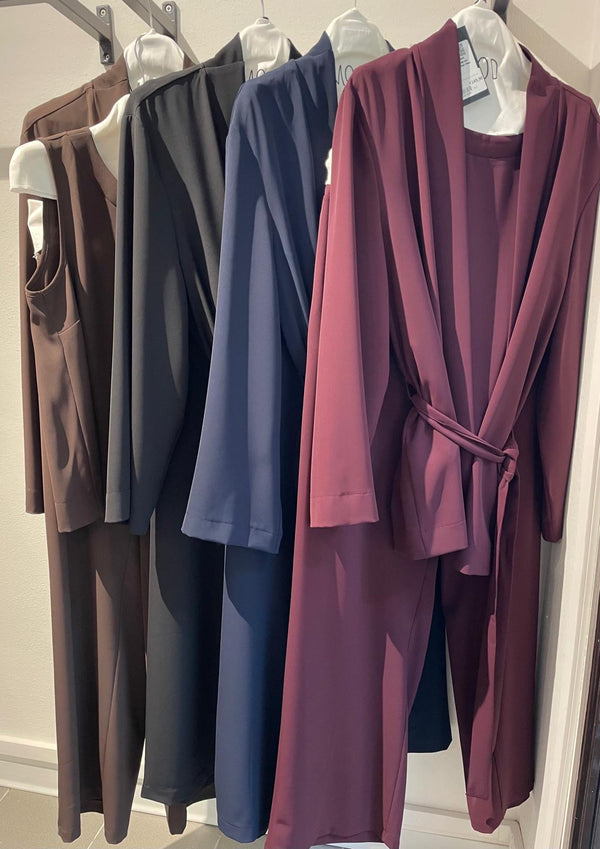COMPLETO 3 PZ CANOTTA+GIACCA+ PANTALONE TESSUTO FLUIDO