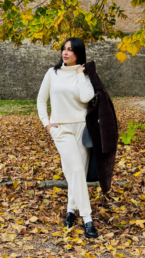 PANTALONE FELPA CARROT C/TASCHE