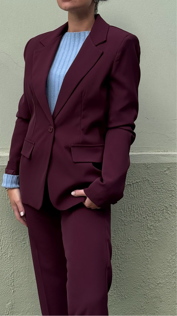 GIACCA 1 BOTTONE SFIANCATA