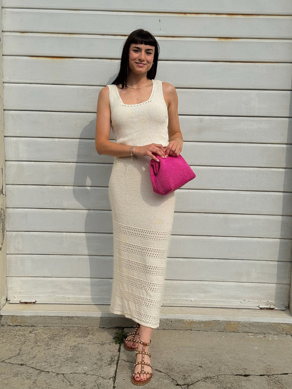 COMPLETO TOP + GONNA CROCHET