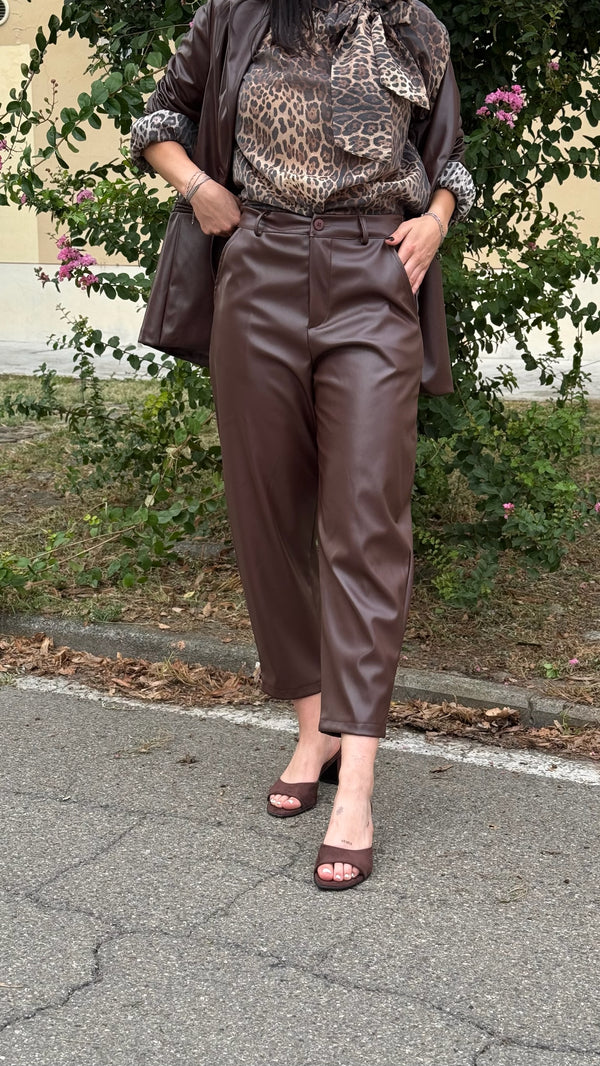 PANTALONE ECOPELLE CARROT