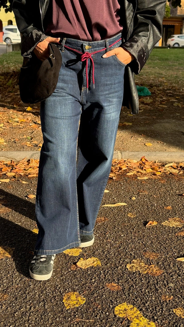 JEANS DRITTO TESSUTO ELASTICIZZATO -LADY