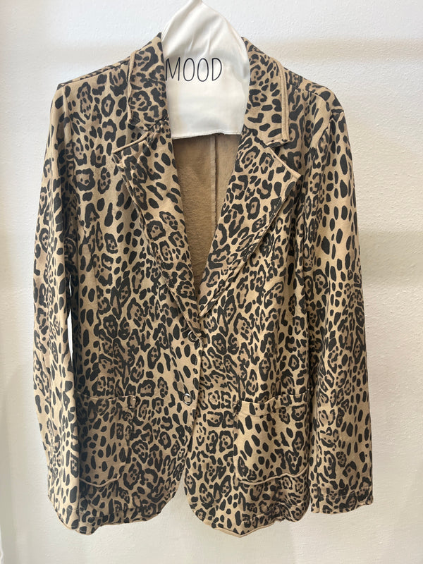 GIACCA FELPA GARZATA MACULATA