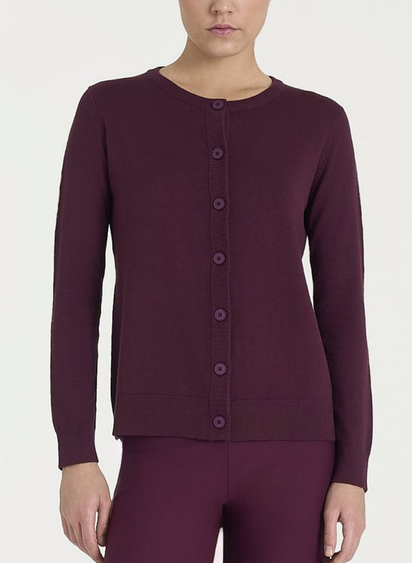 CARDIGAN VISCOSA GIROCOLLO