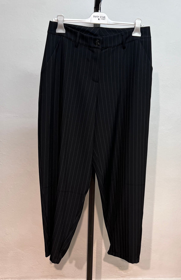 PANTALONE OVETTO GESSATO OVER