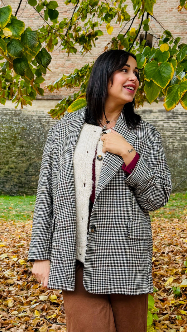 GIACCA CHECK OVER MONOPETTO