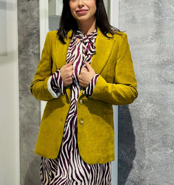 GIACCA IN VELLUTO 2 BOTTONI