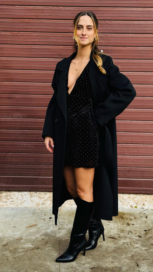 CAPPOTTO LUNGO HAND MADE C/CINTURA