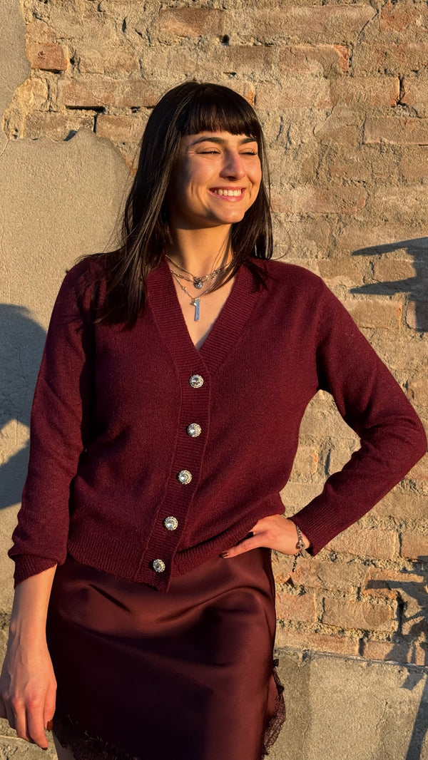 CARDIGAN C/BOTTONI GIOIELLO