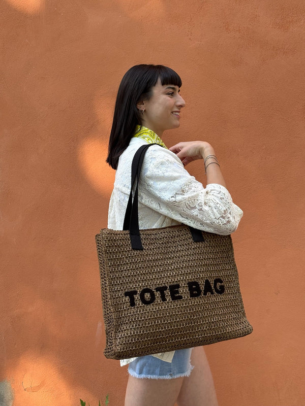 BORSA IN RAFIA TOTE BAG