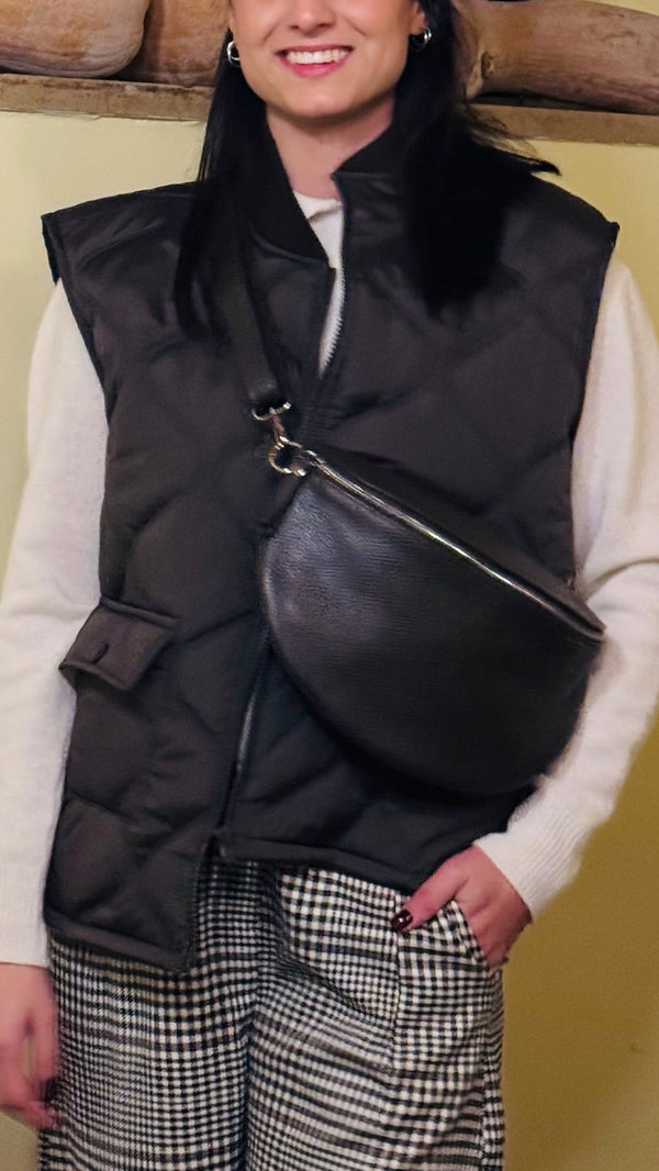 GILET TRAPUNTATO IMBOTTITO
