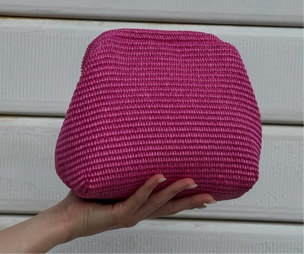 BORSA CLUTCH IN RAFIA MOD. PICCOLO