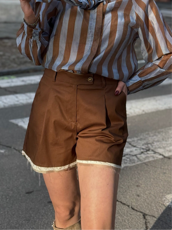 SHORT BERMUDA IN TESSUTO