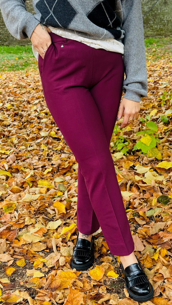 PANTALONE SIGARETTA  C/ELASTICO E TASCA