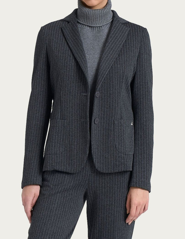 BLAZER CORTO CON REVERS GESSATO