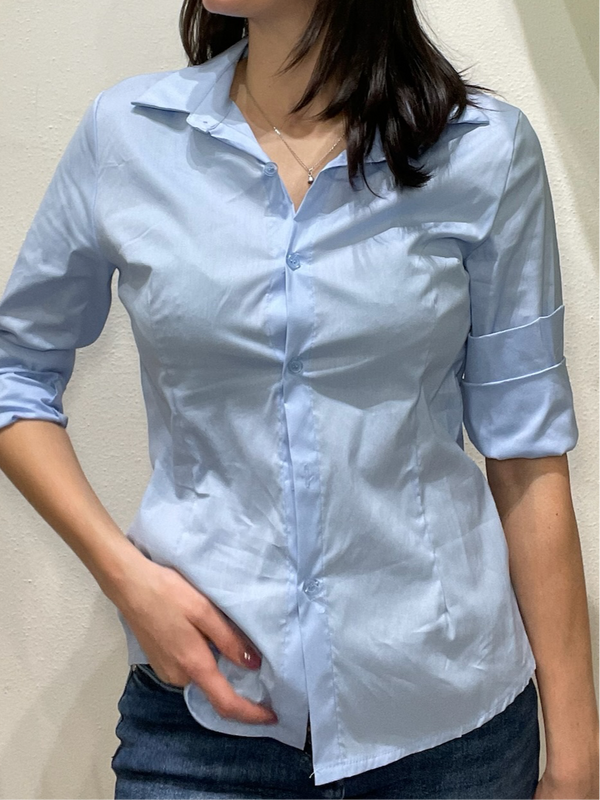 CAMICIA COTONE ELASTICIZZATO