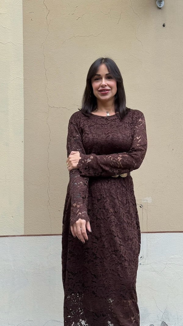 ABITO IN PIZZO M/LUNGA