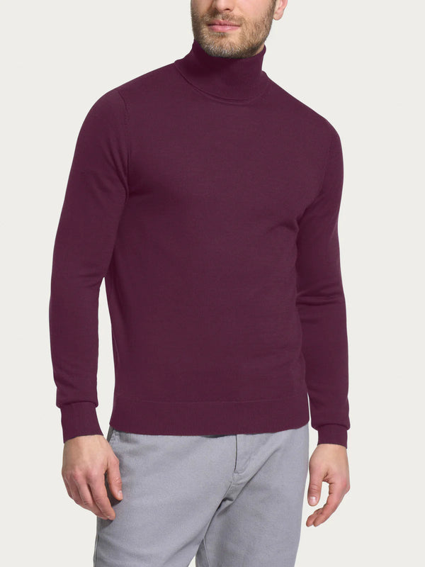 MAGLIONE DOLCEVITA UOMO - PURA LANA MERINO