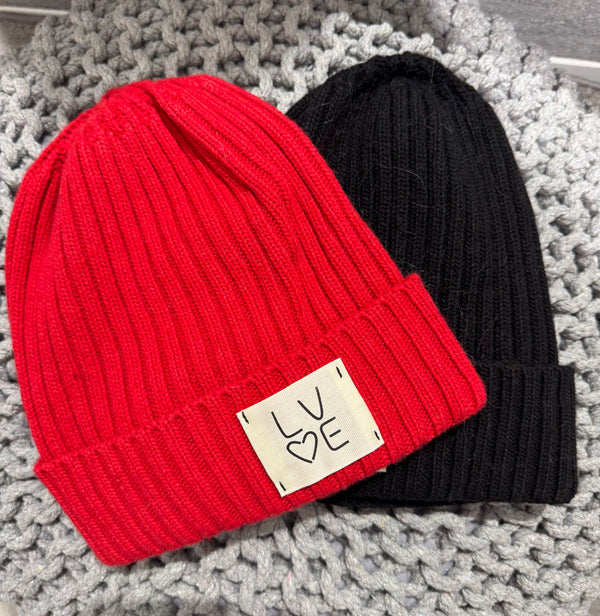 CAPPELLINO COSTE SCRITTA LOVE