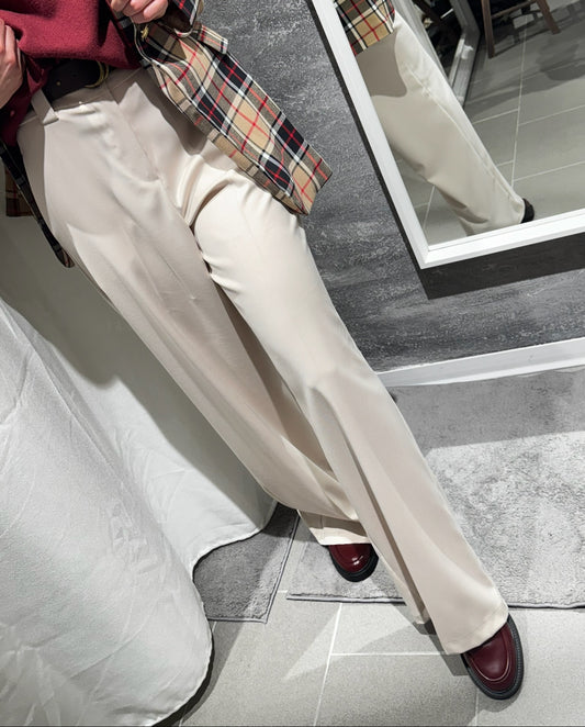 PANTALONE PALAZZO CON CINTURA